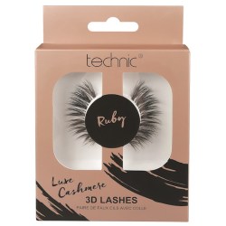 TECHNIC Nalepovací řasy Luxe Cashmere 3D Eyelashes RUBY s lepidlem